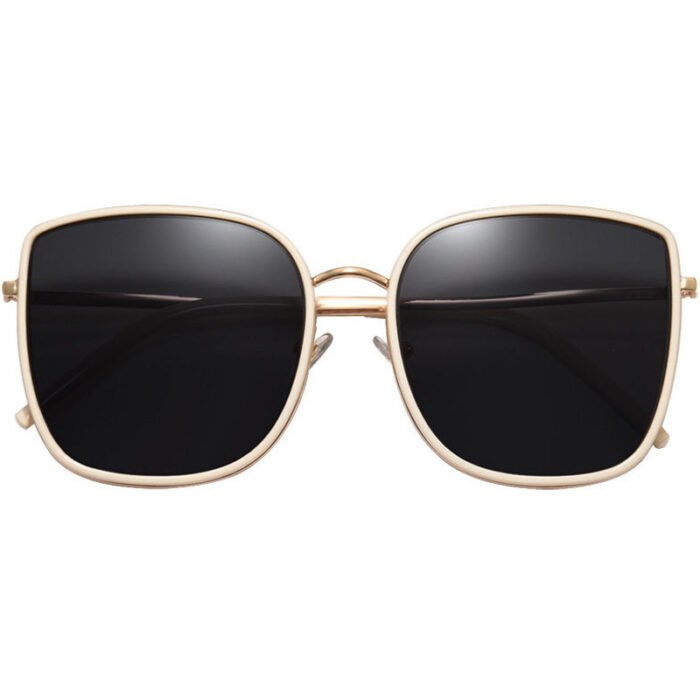 white concave shape sunglasses 3