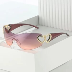 Heart Shaped Gradient Sunglasses