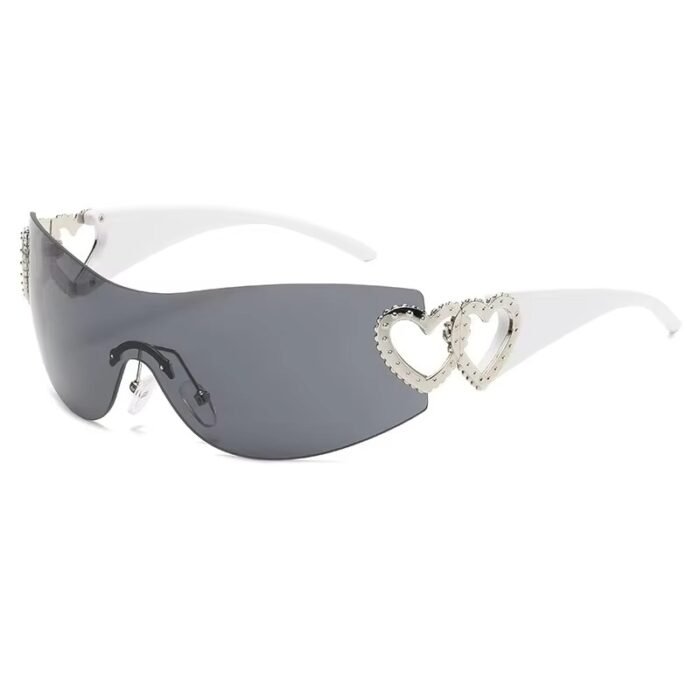 Heart Shaped Gradient Sunglasses 5