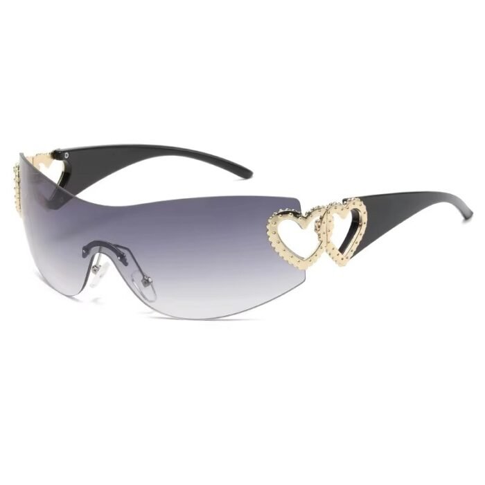 Heart Shaped Gradient Sunglasses 6