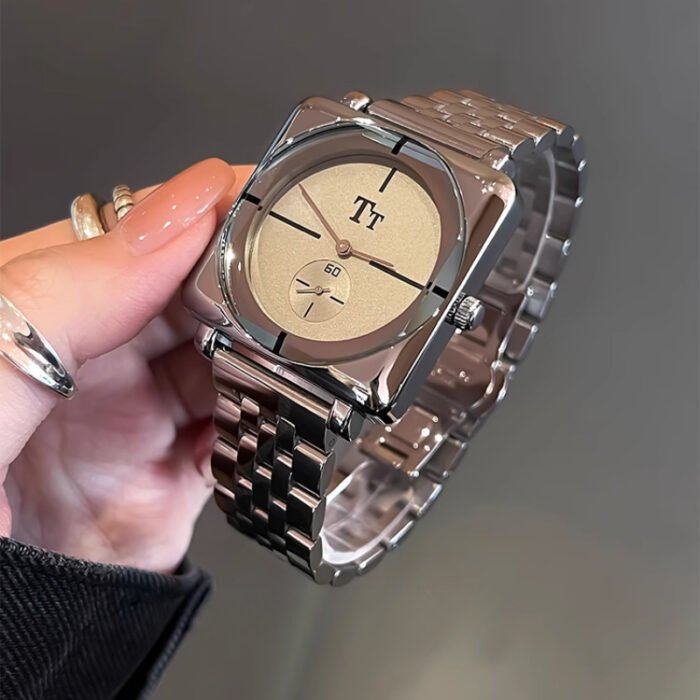 Waterproof Thick Geometric Wrist Watch 3