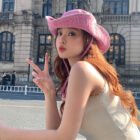 Cute Star Pink Bucket Cowboy Hat 3
