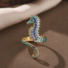 Seahorse Stainless Steel Ring 2