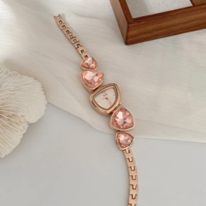 Gem irregular shape dial quartz watch