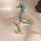 Seahorse Stainless Steel Ring 5