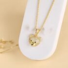 Classic zirconia bear stud necklace Cute animal cartoon stylish temperament women party wedding jewelry wholesale – 10 9