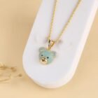 Classic zirconia bear stud necklace Cute animal cartoon stylish temperament women party wedding jewelry wholesale – 11 10