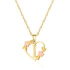 Korean Flower Stainless Steel Initial Letter Name Pendant Necklace For Women Men A-Z Letters Friendship Choker Jewelry Gifts – I 2