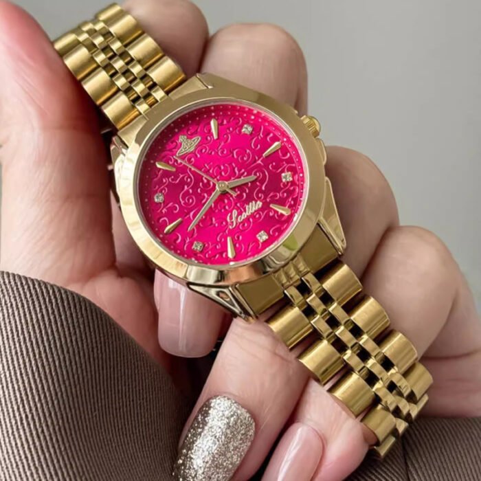 Circular Quartz Elegant Wrist Watch 5