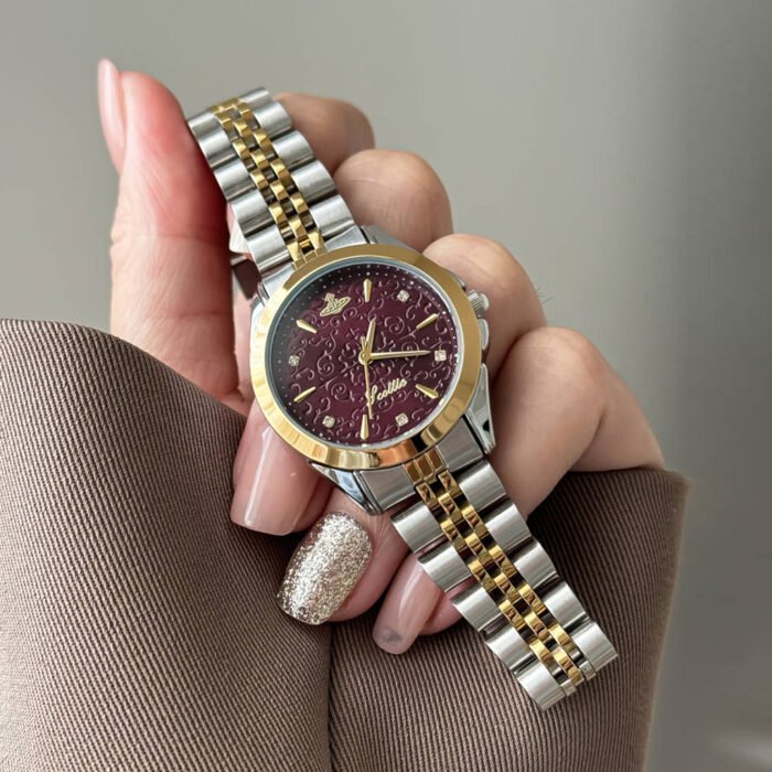 Circular Quartz Elegant Wrist Watch – A4 7