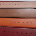 Width 6.5CM Metallic Gold Large V-shaped Cowhide Decoration Waist Belt 3