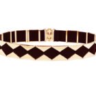 Geometric Elastic Fabric Metal Female Belt 2
