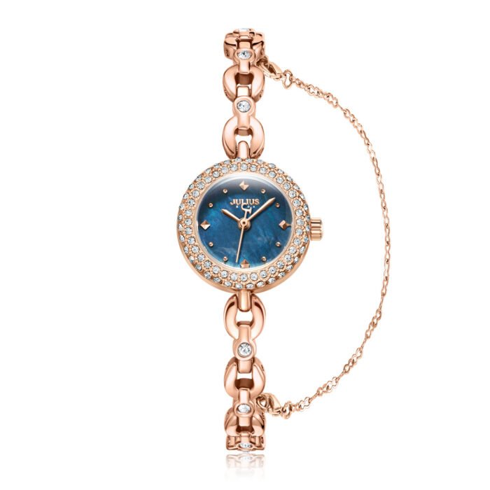Zircon Bracelate Quartz Wristwatch 1