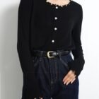 Classic Gold Buckle Adjustable Belt 4