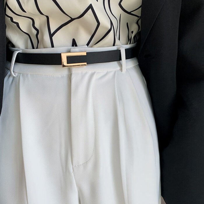 Thine Rectangle Adjustable Belt 6