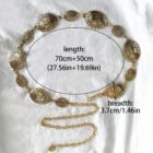 Bohemian Silver Metal Chain Belt 4