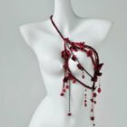 Pearl Design Chain Beaded Wait Belt 2