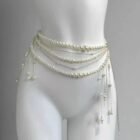 Pearl Design Chain Beaded Wait Belt – sku-3 8