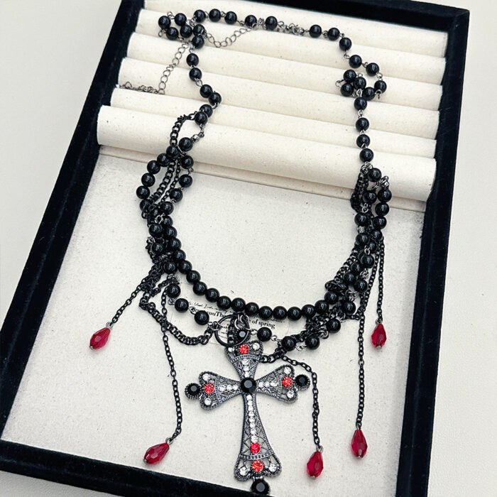 Pearl Design Chain Beaded Wait Belt – sku-11 16