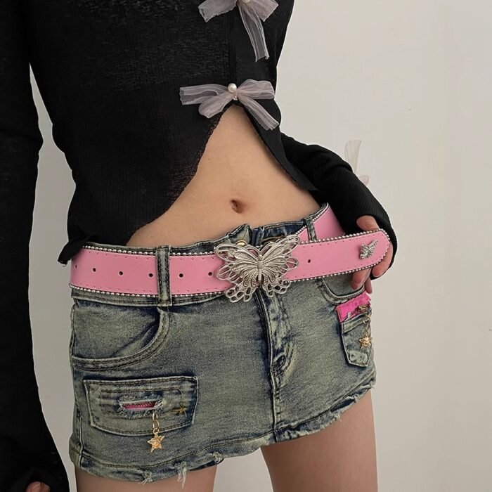Barbie Pink Y2K Butterfly Belt 2