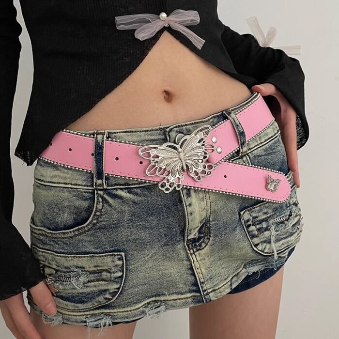 Barbie Pink Y2K Butterfly Belt – Pink 8