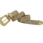 Rhinestone Crystal Studded Pin Buckle Belt 4