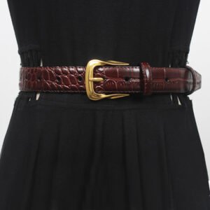 Pu Leather Cummerbunds Waistband Belt