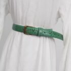 Pu Leather Cummerbunds Waistband Belt – green 8