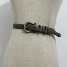 Gold Buckle Pu Leather Cummerbunds Narrow Belt – khaki [691] 10