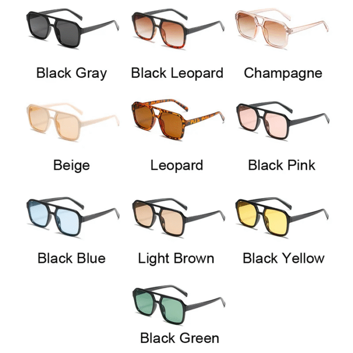 Vintage Square Sunglasses 6