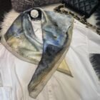 Silk Ballet Girl Design Square Scarves 4